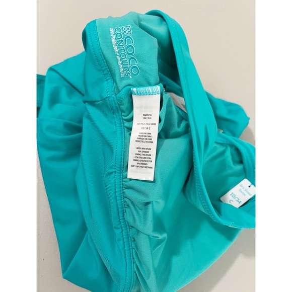 Contours by Coco Reef Emerald Cut One Piece Swimsuit Size 10 - Picture 7 of 8